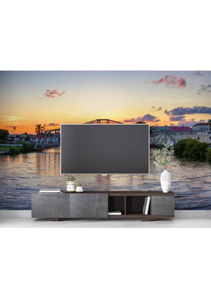 Küba Matanzas Şehri Köprüsü Manzaralı Duvar Kağıdı modelleri