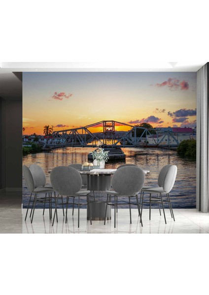 Küba Matanzas Şehri Köprüsü Manzaralı Duvar Kağıdı indirimleri