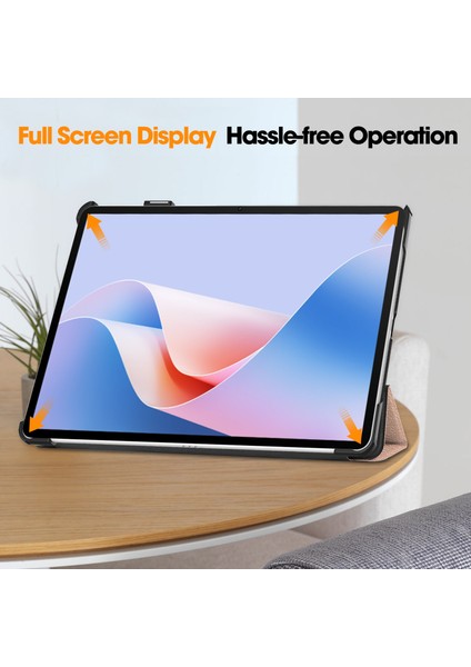 Huawei Matepad 11.5 S Kılıf Için Otomatik Uyandırma/uyku Üç Katlı Stand Deri Tablet Kapağı-Gül Altın (Yurt Dışından) indirimleri
