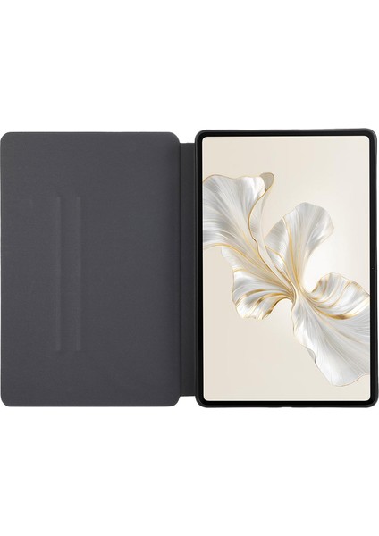 Honor Pad 9 Için Kılıf Çizilmez Pu Deri Otomatik Uyku/uyandırma Tablet Kapağı-Mavi (Yurt Dışından)
