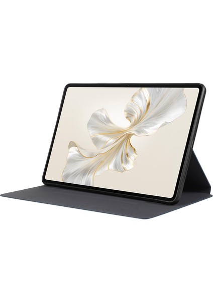 Honor Pad 9 Için Kılıf Çizilmez Pu Deri Otomatik Uyku/uyandırma Tablet Kapağı-Mavi (Yurt Dışından)