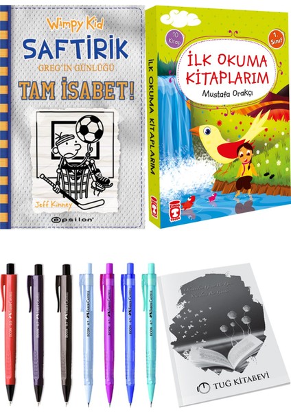 İlk Okuma Kitaplarım 10 Kitap ve Saftirik 16 Tam Isabet! 2li Set