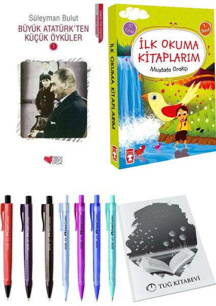 İlk Okuma Kitaplarım 10 Kitap ve Büyük Atatürk'ten Küçük Öyküler 1 2li Set