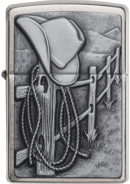 Resting Cowboy Çakmak Rüzgar Geçirmez Çelik Yapı ile Uzun Süreli Kullanım 24879-000004