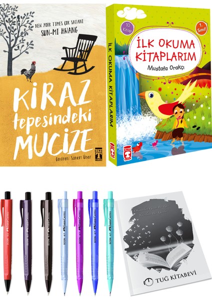 İlk Okuma Kitaplarım 10 Kitap ve Kiraz Tepesindeki Mucize 2li Set