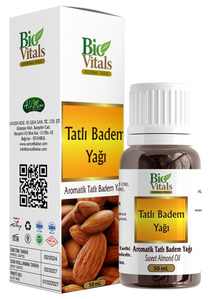 Tatlı Badem Yağı 50 ml