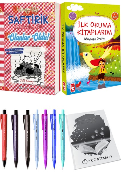 İlk Okuma Kitaplarım 10 Kitap ve Saftirik 19 Olanlar Oldu! 2li Set