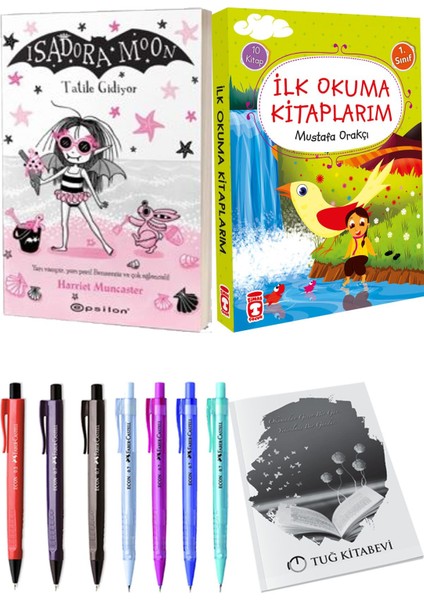 İlk Okuma Kitaplarım 10 Kitap ve Isadora Moon 11 Tatile Gidiyor 2li Set