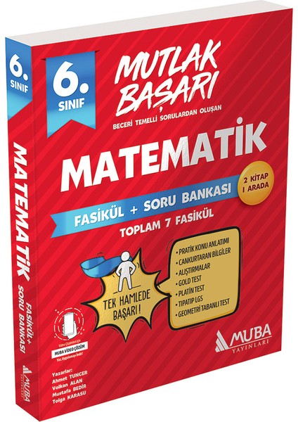 Mutlak Başarı 6. Sınıf Matematik Fasikül - Soru Bankası