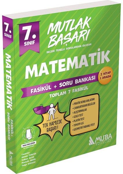 Mutlak Başarı 7. Sınıf Matematik Fasikül - Soru Bankası