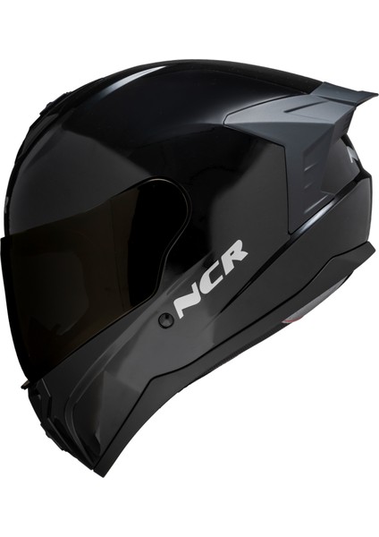 Rapid Siyah Camlı Kapalı Kask (Ece Belgeli)