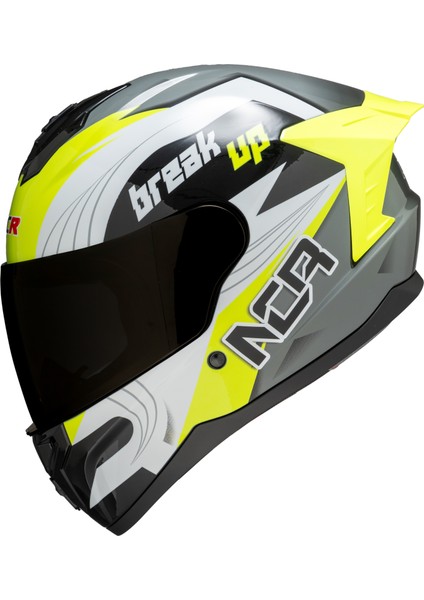 Rapid Siyah Camlı Kapalı Kask (Ece Belgeli)