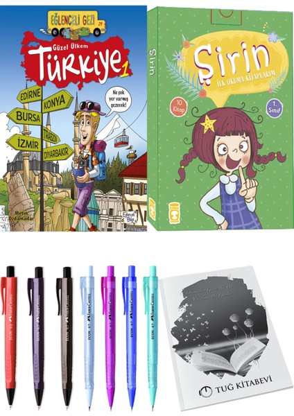 Şirin İlk Okuma Kitaplarım 10 Kitap ve Güzel Ülkem Türkiye 1 2li Set