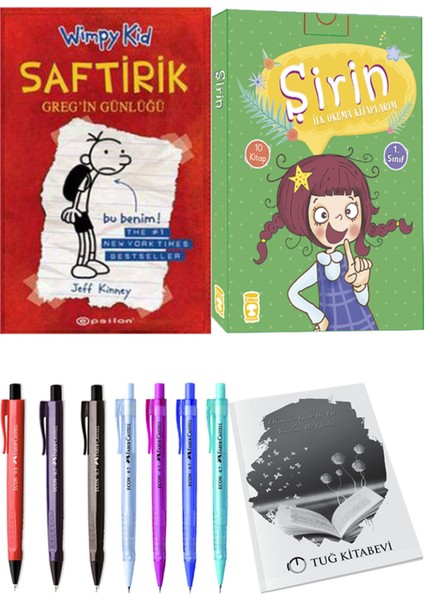 Şirin İlk Okuma Kitaplarım 10 Kitap ve Saftirik 1 Greg'in Günlüğü 2li Set