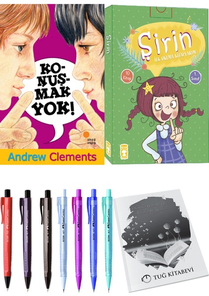 Şirin İlk Okuma Kitaplarım 10 Kitap ve Konuşmak Yok! 2li Set