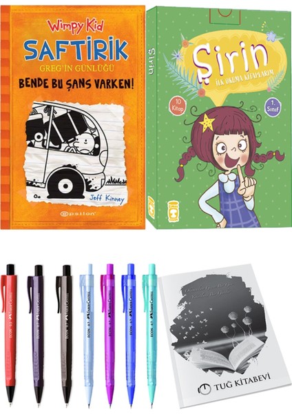 Şirin İlk Okuma Kitaplarım 10 Kitap ve Saftirik 9 Bende Bu Şans Varken! 2li Set