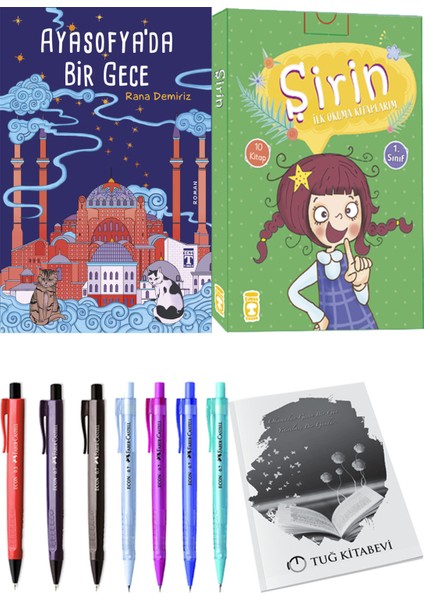 Şirin İlk Okuma Kitaplarım 10 Kitap ve Ayasofya'da Bir Gece 2li Set