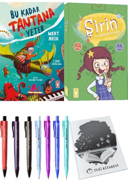 Şirin İlk Okuma Kitaplarım 10 Kitap ve Bu Kadar Tantana Yeter 2li Set