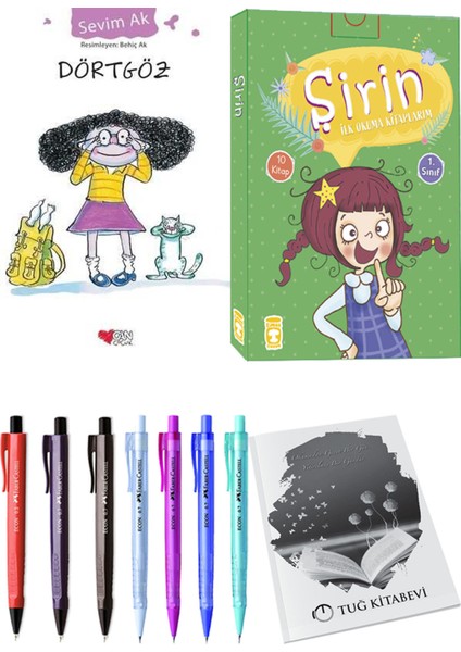 Şirin İlk Okuma Kitaplarım 10 Kitap ve Dörtgöz 2li Set