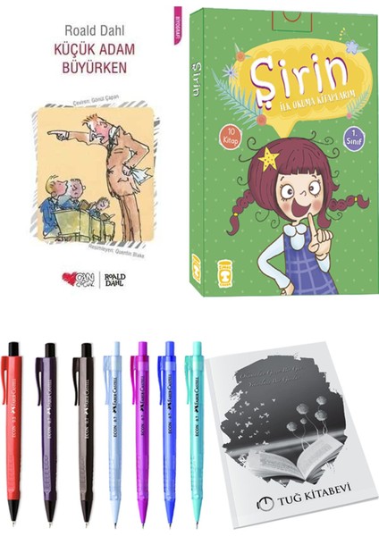 Şirin İlk Okuma Kitaplarım 10 Kitap ve Küçük Adam Büyürken 2li Set