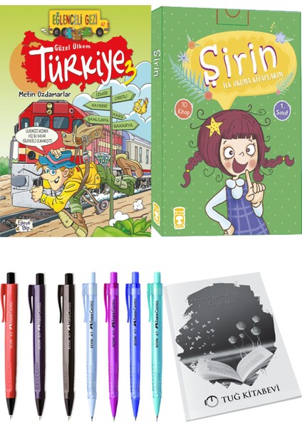 Şirin İlk Okuma Kitaplarım 10 Kitap ve Güzel Ülkem Türkiye 3 2li Set