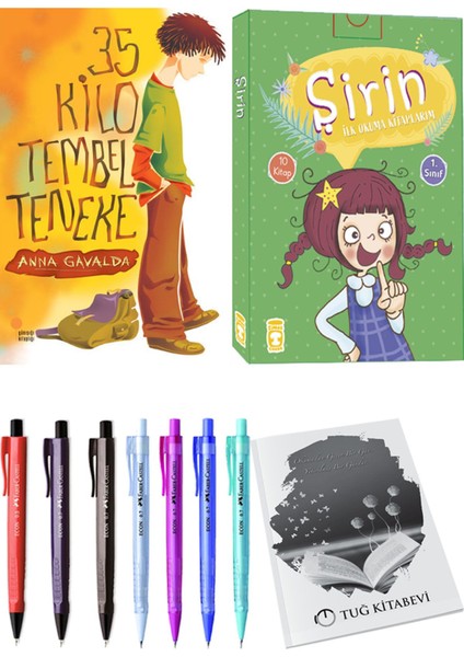 Şirin İlk Okuma Kitaplarım 10 Kitap ve 35 Kilo Tembel Teneke 2li Set