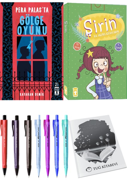 Şirin İlk Okuma Kitaplarım 10 Kitap ve Pera Palas'ta Gölge Oyunu 2li Set