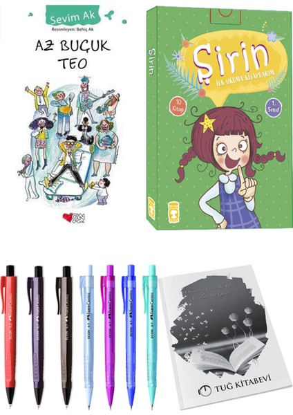 Şirin İlk Okuma Kitaplarım 10 Kitap ve Az Buçuk Teo 2li Set