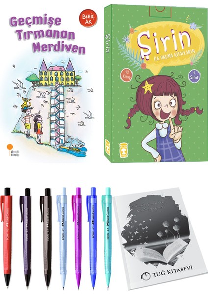 Şirin İlk Okuma Kitaplarım 10 Kitap ve Geçmişe Tırmanan Merdiven 2li Set