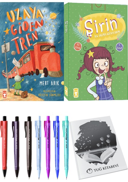 Şirin İlk Okuma Kitaplarım 10 Kitap ve Uzaya Giden Tren 2li Set