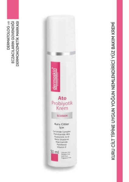 Çok Kuru ve Kaşıntıya Eğilimli Ciltlerde Su Kaybını Önleyici ve Yogun Nemlendirici Krem 50 ml