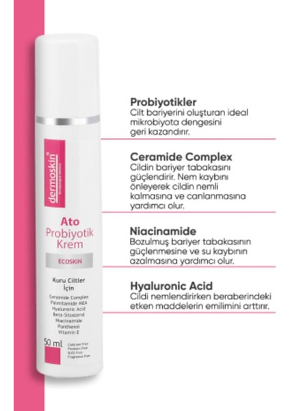 Çok Kuru ve Kaşıntıya Eğilimli Ciltlerde Su Kaybını Önleyici ve Yogun Nemlendirici Krem 50 ml