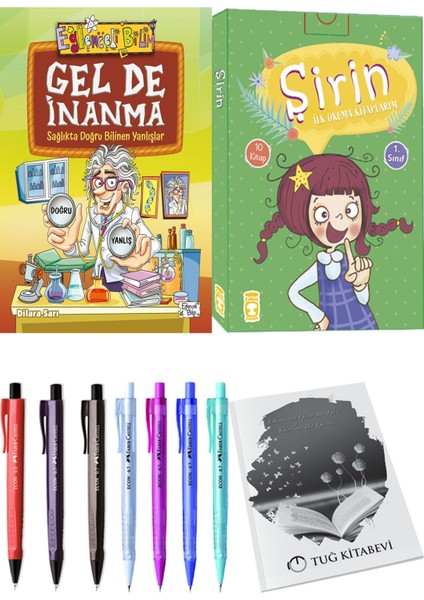 Şirin İlk Okuma Kitaplarım 10 Kitap ve Gel De Inanma 2li Set