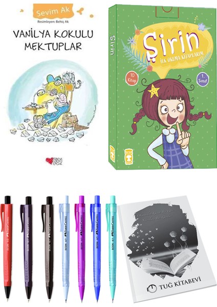 Şirin İlk Okuma Kitaplarım 10 Kitap ve Vanilya Kokulu Mektuplar 2li Set