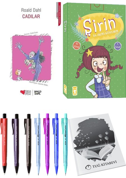 Şirin İlk Okuma Kitaplarım 10 Kitap ve Cadılar 2li Set