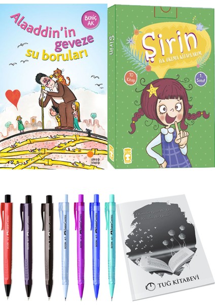 Şirin İlk Okuma Kitaplarım 10 Kitap ve Alaaddin’in Geveze Su Boruları 2li Set