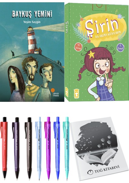 Şirin İlk Okuma Kitaplarım 10 Kitap ve Baykuş Yemini 2li Set