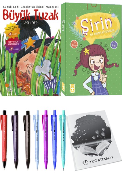 Şirin İlk Okuma Kitaplarım 10 Kitap ve Büyük Tuzak 2li Set