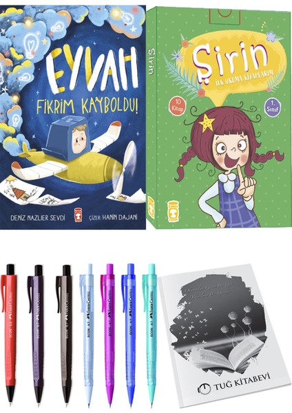 Şirin İlk Okuma Kitaplarım 10 Kitap ve Eyvah Fikrim Kayboldu! 2li Set