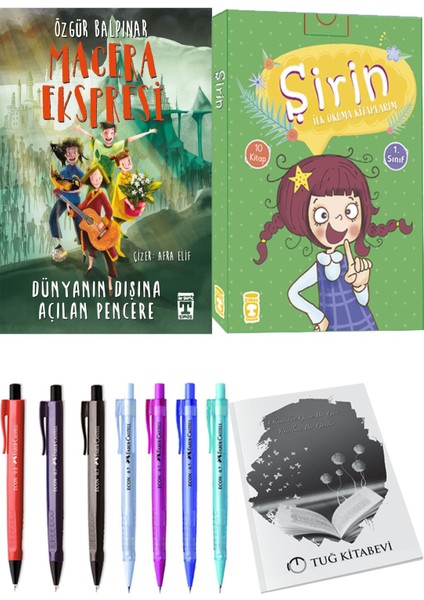 Şirin İlk Okuma Kitaplarım 10 Kitap ve Gelecek Ekspresi Dünyanın Dışına Açılan Pencere 2li Set