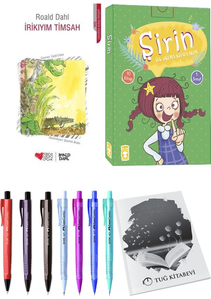 Şirin İlk Okuma Kitaplarım 10 Kitap ve Irikıyım Timsah 2li Set