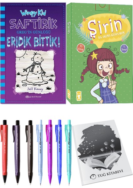 Şirin İlk Okuma Kitaplarım 10 Kitap ve Saftirik 13 Eridik Bittik! 2li Set