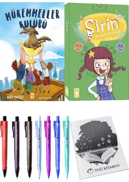Şirin İlk Okuma Kitaplarım 10 Kitap ve Mükemmeller Kulübü 2li Set
