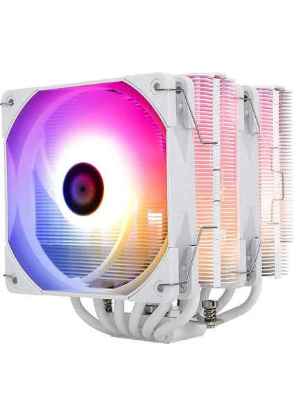 Peerless Assassin 120 White ARGB 120mm 6 x 6mm Isı Borulu Intel-AMD Uyumlu Beyaz Hava Soğutucu