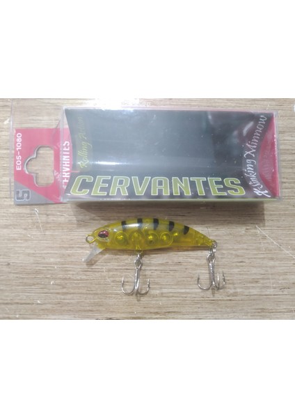 Ecotackle Cervantes 50S 5cm 4.5g Maket Balık - C79B - Sarı