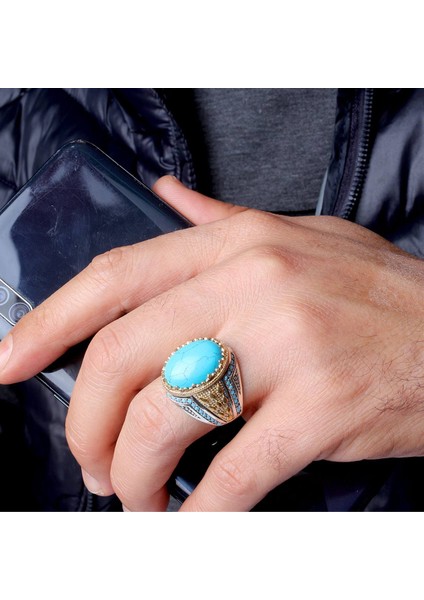 Su Damla Bronz Modelli 925 Ayar Erkek Gümüş Yüzük fiyatları