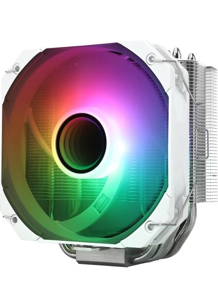 Assassin King 120 Mini White ARGB V3 TL-D12W-S V3 5 x 6mm Isı Borulu Intel-AMD Uyumlu Beyaz Hava Soğutucu