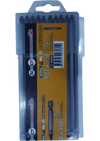 Yüksek Kaliteli Bits Uçları - CT-48079- PZ2X100-10LU