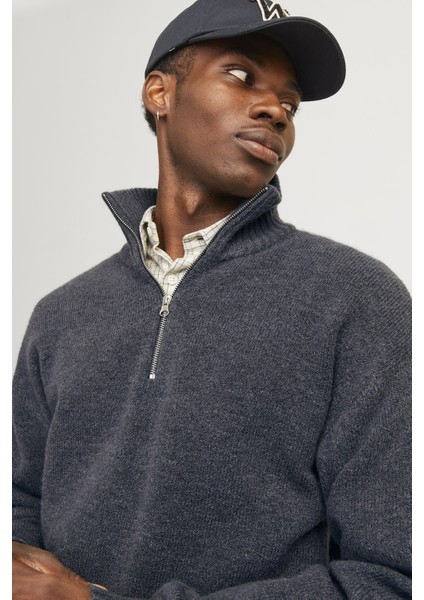 Originals Jorollie Yün Karışımlı Relaxed Fit Dik Yaka Kazak Erkek Kazak 12241817 modelleri