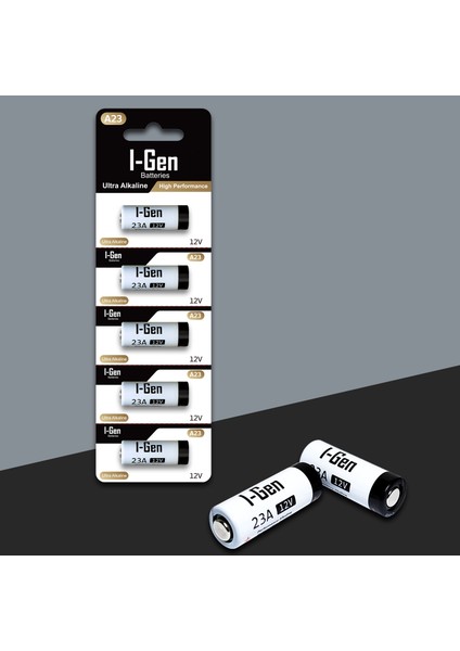 I-Gen 23A Pil 5'li Paket 12V MN21 (A23 / 23A / V23GA / LRV08 / 8LR932)